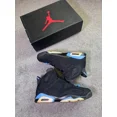 thumbnail image 2 of Ni - ke Ni - ke Air Jordan 6 Retro UNC Black Blue Mens 11 384664-006 Shoes Sneakers OG, 2 of 5