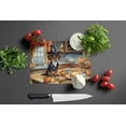 thumbnail image 3 of Dachshund Fall Kitchen Pumpkins Glass Cutting Board Large 12 in x 15 in, 3 of 5