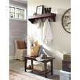 thumbnail image 3 of Alaterre Shaker Cottage Bench/Coat Hooks with Tray, Espresso, 3 of 9