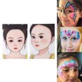 thumbnail image 1 of Child Face Painting Practice Boards, Improve Creativity Face Painting Drawing Board Easy Application Reusable  for Makeup Practice, 1 of 7