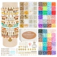 thumbnail image 1 of Kit para hacer pulseras Pizooro Clay Beads, 10500 unidades, con colgante, 1 of 6