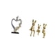 thumbnail image 5 of Estatua de pareja,Figura de pareja besándose,regalo de boda moderno,Escultura de figura,Estatua sentada Figura Escultura Adorno,Estatuas de conejos en miniatura para decoración de interiores, 5 of 8