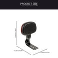 thumbnail image 2 of Nestingho Universal Rear Rest 1Pcs Comfortable ABS Red for General Users, 2 of 8
