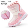 thumbnail image 5 of Harvest Land Toddler Girls Snow Boots Kids Winter Warm Boots Waterproof Slip Resistant Outside Shoes(Toddler/Little Kids/Big Kids), 5 of 7
