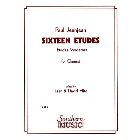 16 Etudes: Clarinet, (Paperback)