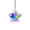 Multicolor #t86, variant on Japceit Crystal Pentagram Pendant, Christmas Window Catcher Wind Chime, Room and Balcony Decoration, Holiday Themed Hanging Decor with Prismatic Light Effects