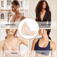 thumbnail image 4 of Tignapoo Invisible Self-Adhesive Silicone Bra - Spoon-Shaped Design for Natural Lift, Skin-Friendly Bio-Gel, Seamless Nipple Coverage, Ideal for Backless/Strapless Dresses, Wedding Gowns, Bikinis &, 4 of 7