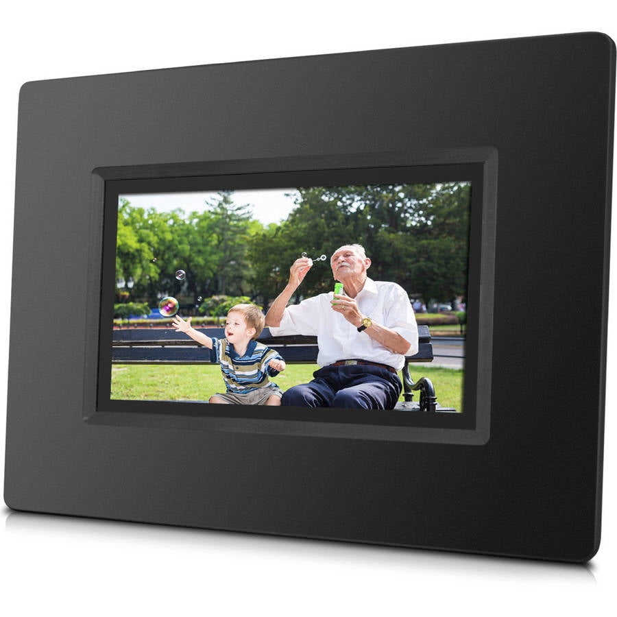 Sungale CPF716 7" Smart WiFi Cloud Digital Photo Frame with Touchscreen