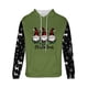 thumbnail image 5 of Sudadera con capucha para hombre, estilo casual, con cuello redondo, estampado, manga larga, blusa de poliéster, 5 of 5