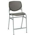 thumbnail image 5 of KFI Studios KOOL Armless Stacking Counter Barstool, Brownstone, 5 of 5