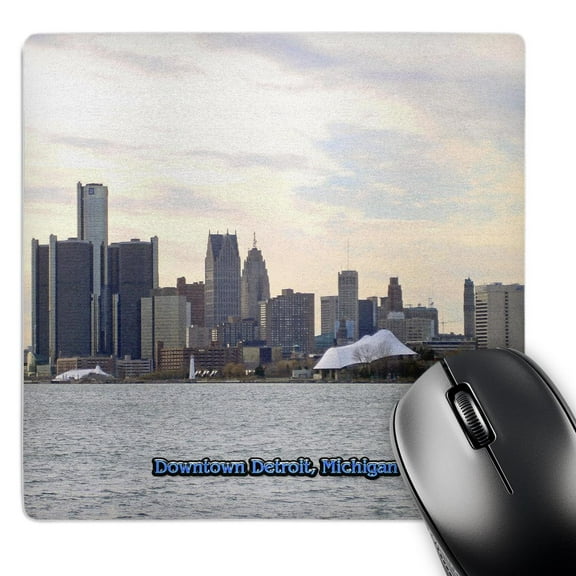 3dRose, Downtown Detroit, Michigan, MousePad
