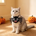 thumbnail image 4 of Halloween Pet Bandana Skeleton Ghost Pumpkin Dog Triangular Scarf Saliva Towel Porch Holiday Outfit Accessories, 4 of 6