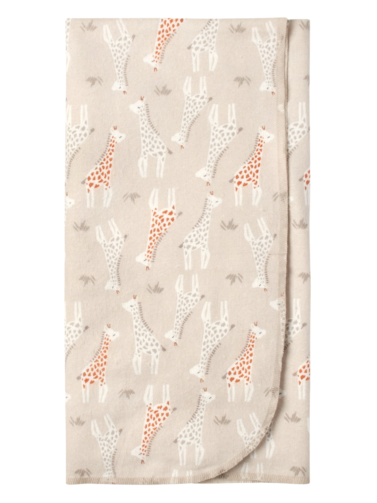 Modern Moments by Gerber Baby & Toddler Boy Flannel Blankets, 5-Pack, Ivory Giraffe
