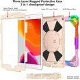 thumbnail image 3 of Ubiuoipad 8th & 7th Generation Case 2020 2019 - Ipad 10.2 Case For Kids Stylish Soft Silicone Hard Pc Heavy Duty Rugged Durable Cover With 360 Rotatin, 3 of 4