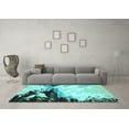 thumbnail image 3 of Ahgly Company Indoor Rectangle Abstract Light Blue Modern Area Rugs, 2' x 3', 3 of 4