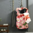 thumbnail image 5 of RMDQTR Durable Large Laundry Backpack with Drawstring Closure Ideal for Laundry Trips,Travel&Camping Strawberries and Flowers, 5 of 7