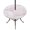 Pale Pink, variant on Round Outdoor Tablecloth with Umbrella Hole and Zipper, Vintage Shell Yellow Tablecloth with Elastic Waterproof, Summer Ocean Coastal Patio Table Covers for 36" - 44" Picnic Pool Tables