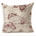thumbnail image 4 of Square Cloth Pillow Covers with Butterfly Images, 4 of 11