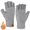 Gray, variant on Winter Fingerless Gloves for Women Men, Fleece Warm Knit Typing Working Driving Half Finger Gloves for Cold Weather Gift