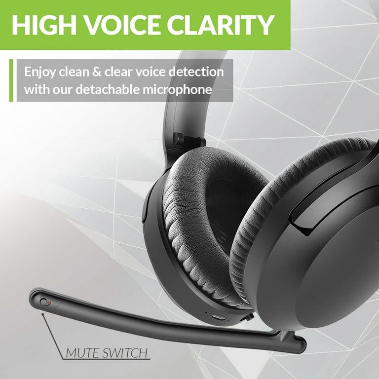 Avantree Comfortable Headphones With Mic Best Wireless TV Headphones Avantree Ensemble