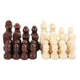 thumbnail image 3 of segolike 32 Pieces Wooden Chess Pieces Beginners Puzzle Pieces Games Chess Game Pawns 3inch, 3 of 9