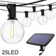 thumbnail image 1 of Luces de cadena al aire libre 25 LED G40 Bombillas de vidrio de globo Lámpara decorativa colgante impermeable para patio Patio trasero Balcón tholdsy HA000281-00B, 1 of 4