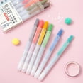 thumbnail image 4 of HaoXun 6Pcs Cute Pastel Highlighters Set - Quick Dry No Smear Soft Tip Fluorescent Markers, Dual-Tip for Wide/Narrow Lines, Assorted Colors for School Office, 4 of 7