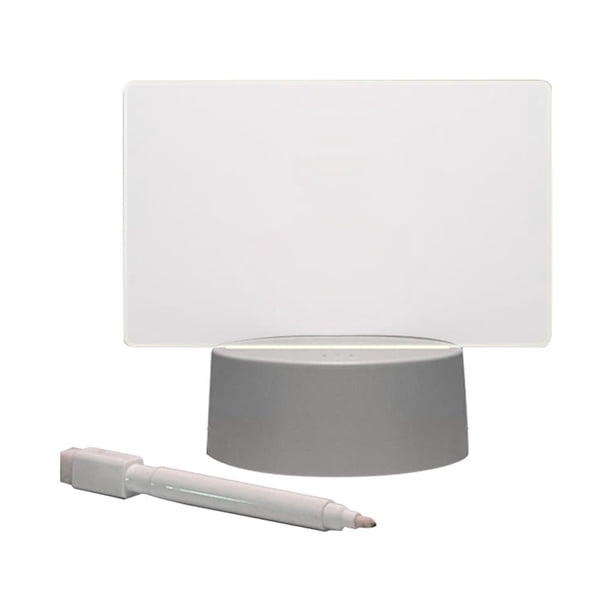 Lámpara LED USB Acrílico DIY Lámparas Mesa para Accesorios para El (B)