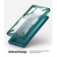 thumbnail image 4 of Ringke Fusion-X Case Compatible with Xiaomi Mi Note 10, Transparent Hard Back Shockproof Advanced Bumper Cover - Turquoise Green, 4 of 8