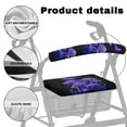 thumbnail image 5 of HELLHERO Butterfly Mushroom Walker Seat Covers and Seat and Backrest Covers for Seniors Men Women Machine Washable Comfortable for Elder, 5 of 7