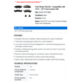 thumbnail image 2 of Front Brake Pad Set - Compatible with 1973 - 1977 Ford Custom 500 1974 1975 1976, 2 of 2