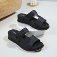 thumbnail image 5 of ATENAR Womens Slippers Slip On indoor and Outdoor Shoes Women Comfy House Slipper Khaki 7, 5 of 9