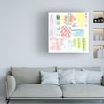 thumbnail image 4 of Canvas Wall Art - Jean Plout 'Retro Watercolor Pattern B' Wall Art for Living Room, Bedroom, or Office Décor by Trademark Fine Art - 24 x 24 Inches, 4 of 4