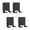 Black, variant on 2PCS Sticky Hooks for Hanging, Adhesive Razor Holder, Practical Universal Waterproof Stainless Steel Heavy Duty Bathroom Blade Shaver Holder for Bathroom Kitchen Shaver Robe Towel(Silver*2)