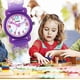 thumbnail image 5 of Reloj para niños pequeños con diseño de unicornio morado, de silicona, con dibujos animados en 3D, resistente al agua, regalo para niños, niñas y niños, 5 of 5