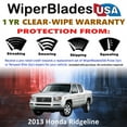 thumbnail image 2 of 2013 Honda Ridgeline Beam Wiper Blades Wipers w/1yr Warranty (Set of 2), 2 of 5