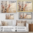 thumbnail image 4 of Designart "Winter Contrast Birch Woods I" Tree Birch Floater Framed Canvas Wall Art, 4 of 5