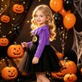 thumbnail image 6 of RFQWOVSR Girls Long Sleeve Tutu Mesh Princess Dress Halloween Party Gown 4-5 Years, 6 of 6