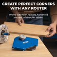 thumbnail image 2 of Kreg PRS1000 Corner Routing Guide Set - Corner Routing Guide - Use with Any Trim Router, Handheld Router, or Router Table - Router Woodworki, 2 of 8