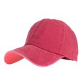 thumbnail image 1 of Explosions Washed Old Light Plate Baseball Cap Solid Color Cap Female Couple Men and Women Pure Cotton Light Plate Sun Hat, 1 of 6