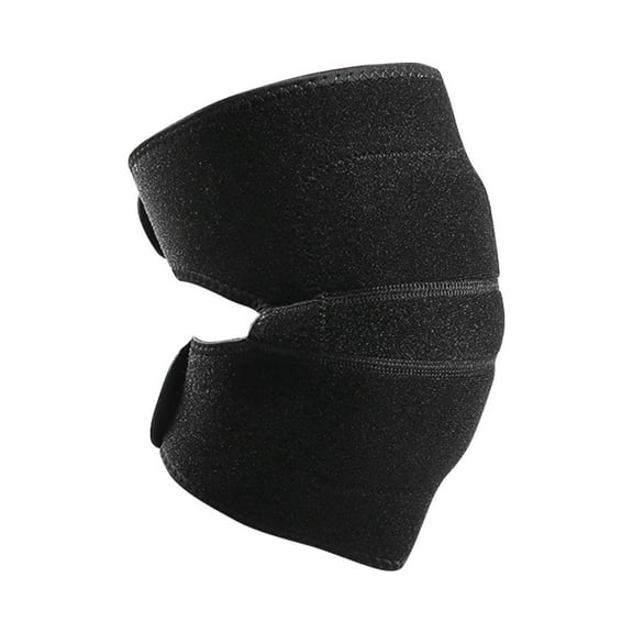 HEATSHAKING Sponge Knee Pad with Non-slip and Breathable Design 1 Pair 36x17cm Black