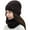 Dark Coffee, variant on GRNSHTS Womens Winter Knitted Fleece Beanie Earflap Scarf Neck Warmer Sets Ladies Bomber Crochet Slouchy Caps Casual Skateboard Ski Hats Outdoor Warm Cap