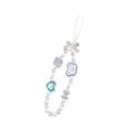 thumbnail image 2 of Bunblic Beaded Phone Lanyard Cute Bracelet Keychain Stylish Phone Chain Strap Multipurpose Decorative Key Chains Keyring Bangle Chain Transparent Bow, 2 of 8