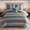 Gray, variant on The Sheet Lab Lyon Stripe Bed in a Bag
