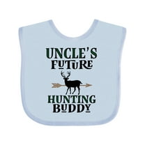 Inktastic Uncle Future Hunting Buddy Boys Boys Baby Bib