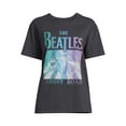 thumbnail image 5 of Time and Tru Women's Beatles Gradient Graphic Band Tee with Short Sleeves, 5 of 5