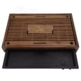 thumbnail image 1 of Tea Serving Tray, Home Decor Durable Water Storage Tea Tray  For Family Brown, 1 of 8