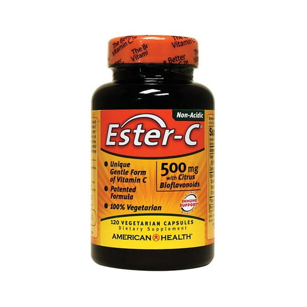 American Health EsterC with Citrus Bioflavonoids 500 mg 120 Veg Caps