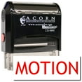 thumbnail image 1 of Large Self-Inking Motion Stamp with Orange Ink, 1 of 4