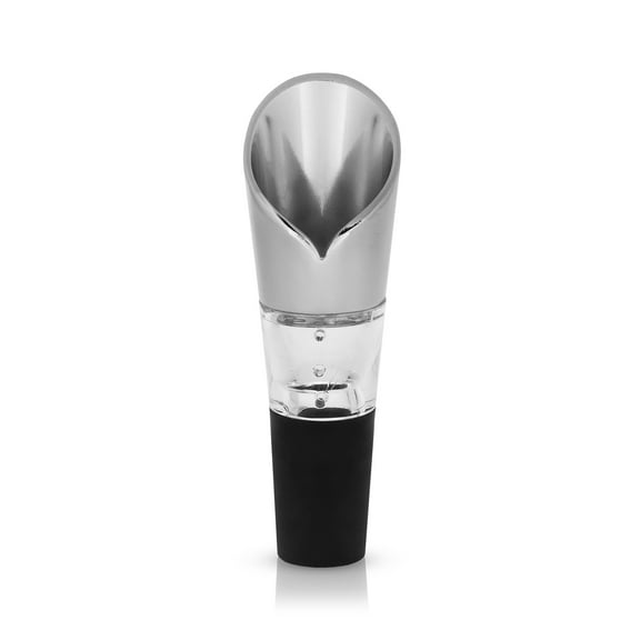 Viski Stainless Steel Aerating Pour Spout, Home Bar, Gifts for Wine Lovers